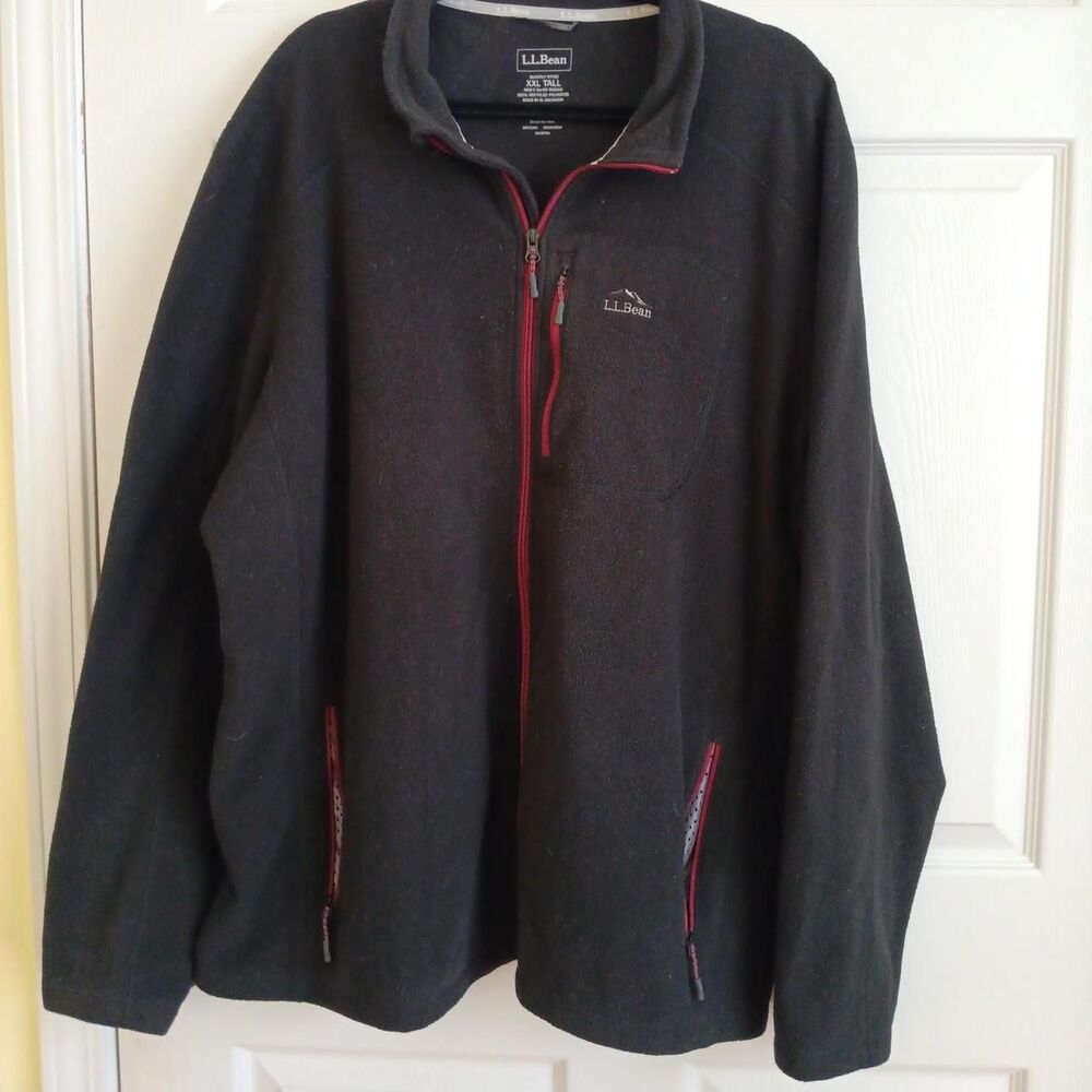 L.L. Bean Men's Full-Zip Fleece Sweater XXL
